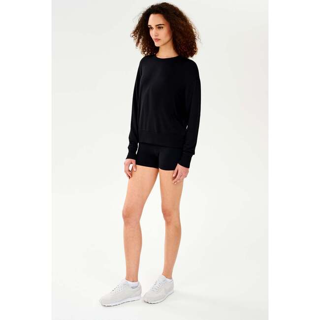 Women's Sonja Fleece Sweatshirt, Black - Sweatshirts - 3