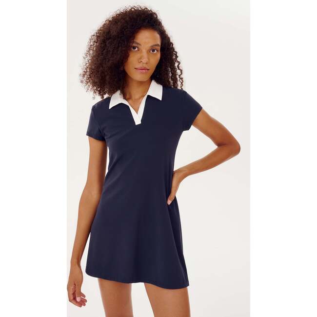 Women's Polo Airweight Dress, Indigo - Dresses - 2