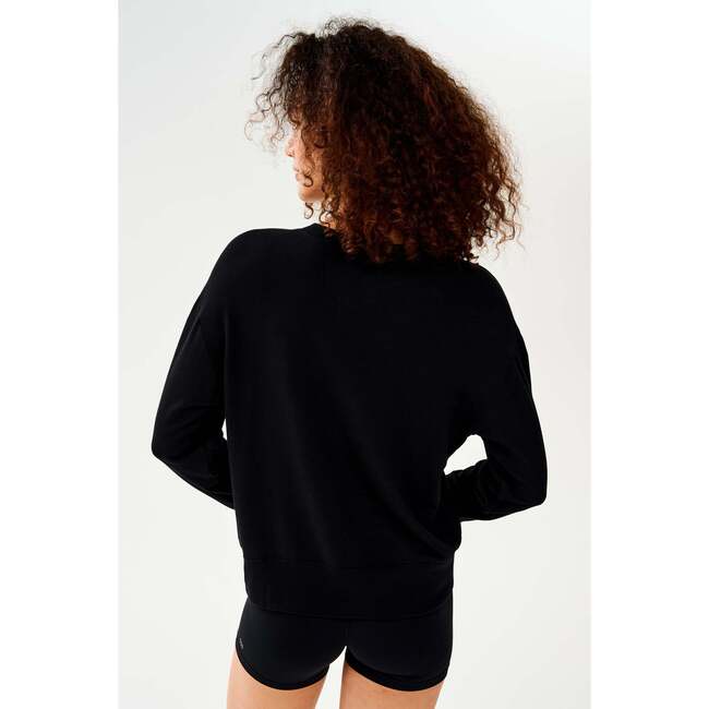 Women's Sonja Fleece Sweatshirt, Black - Sweatshirts - 6