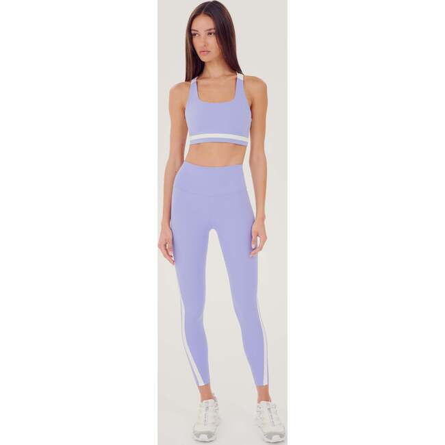 Women's Miles High Waist Rigor 7/8, Purple Haze/White - Leggings - 3