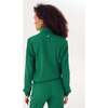 Women's Max Rigor Track Jacket, Arugula/White - Jackets - 2