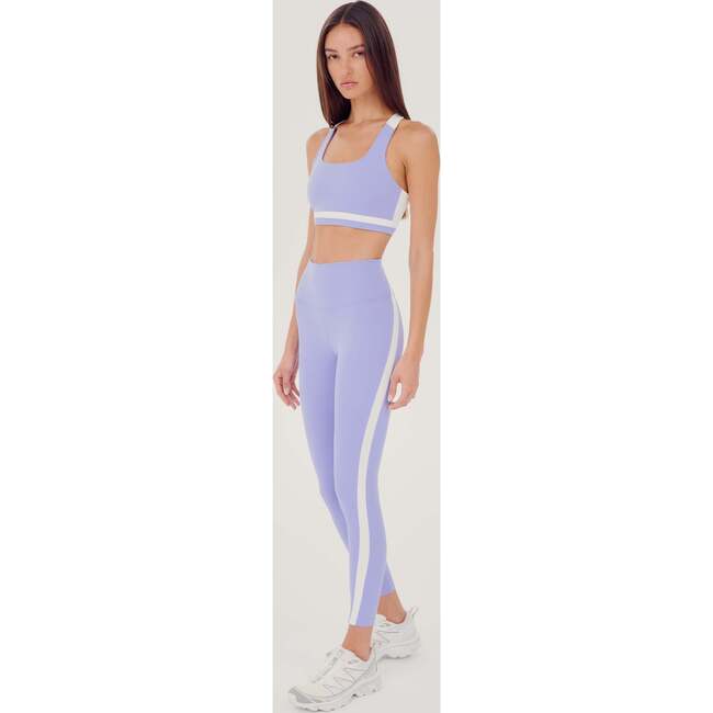 Women's Miles High Waist Rigor 7/8, Purple Haze/White - Leggings - 6