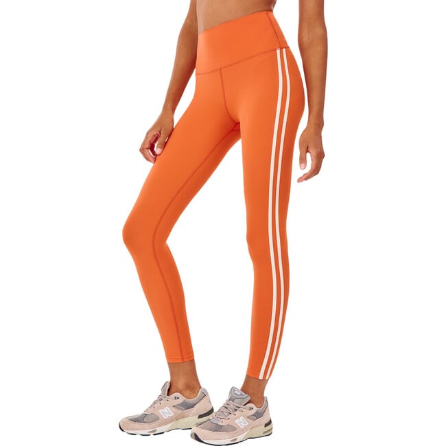 Women's Ella High Waist Airweight 7/8, Fire/White - Leggings - 2