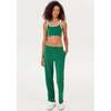 Women's Max Rigor Track Pant, Arugula/White - Pants - 4