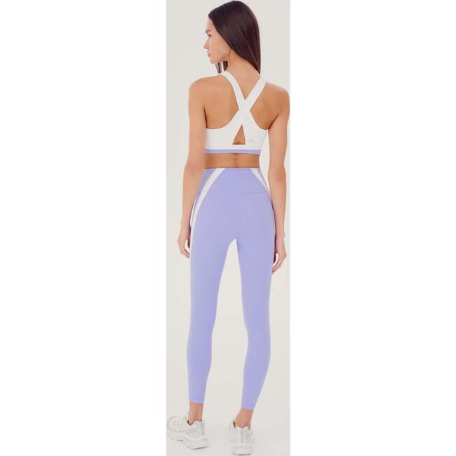 Women's Miles High Waist Rigor 7/8, Purple Haze/White - Leggings - 7