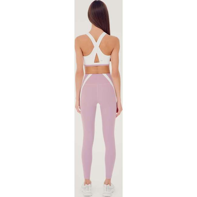 Women's Miles High Waist Rigor 7/8, Blush/White - Leggings - 7