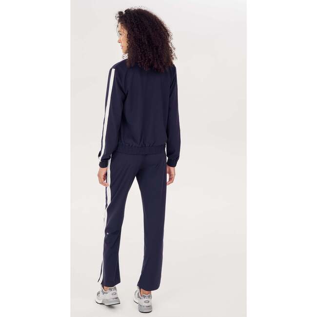 Women's Max Rigor Track Jacket, Indigo/White - Jackets - 4