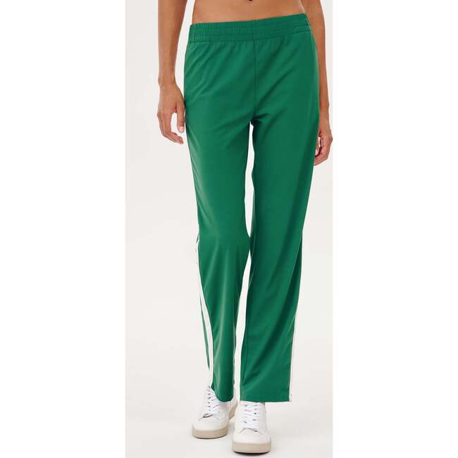 Women's Max Rigor Track Pant, Arugula/White - Pants - 5