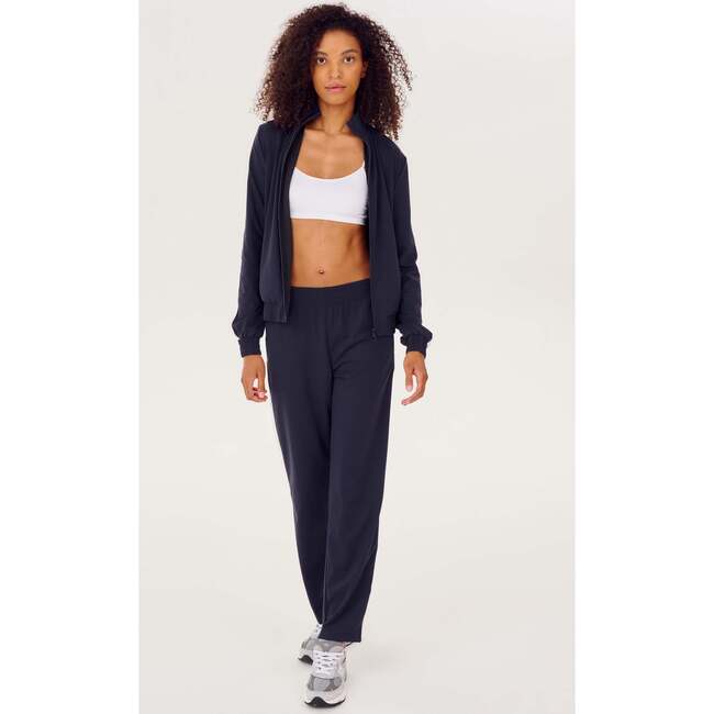 Women's Max Rigor Track Jacket, Indigo/White - Jackets - 5