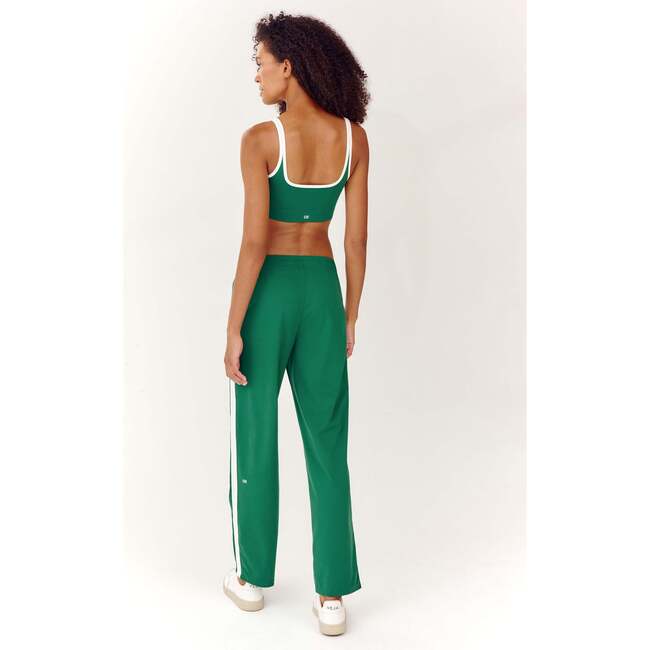 Women's Max Rigor Track Pant, Arugula/White - Pants - 7