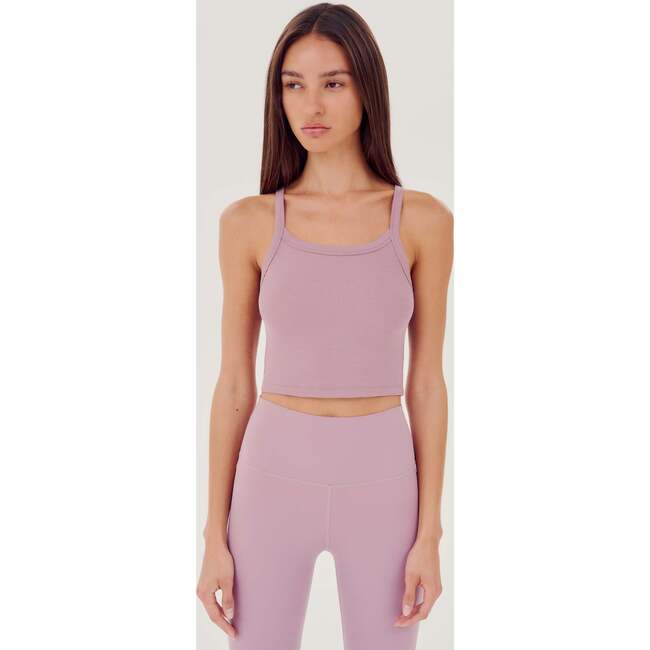 Women's Charlie Rib Crop, Blush - T-Shirts - 7