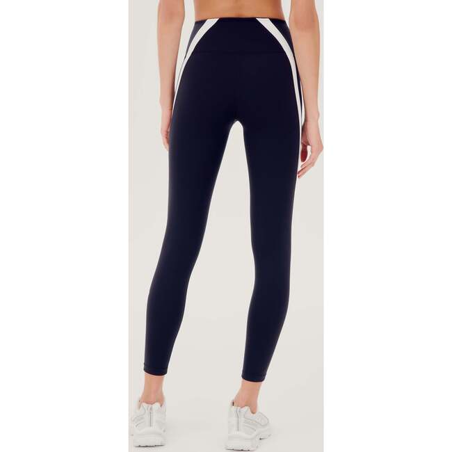 Women's Miles High Waist Rigor 7/8, Black/White - Leggings - 4