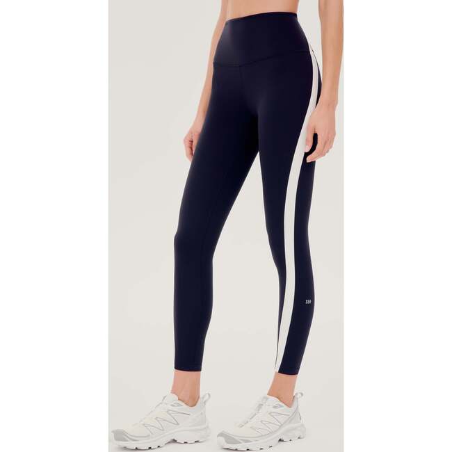 Women's Miles High Waist Rigor 7/8, Black/White - Leggings - 5