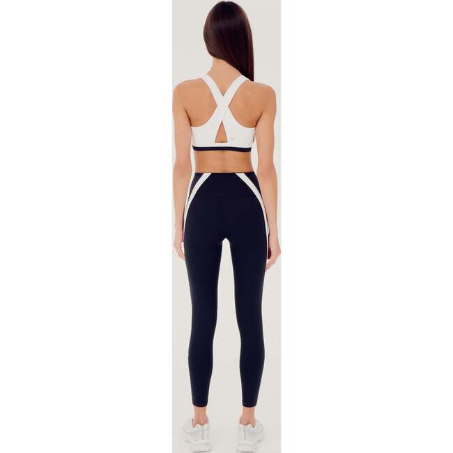 Women's Miles High Waist Rigor 7/8, Black/White - Leggings - 7