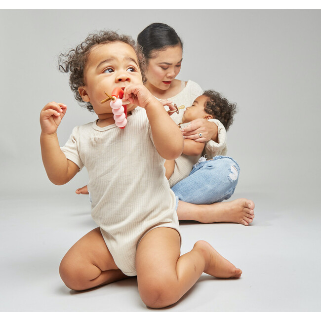 DISCONTINUED Rose Arch Ring Teether - Teethers - 2