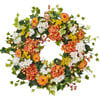 Ranunculus, Hydrangea & Gooseberry Wreath - Wreaths - 1 - thumbnail