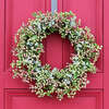 Pink & Green Pepperberry and Queen Anne’s Lace Wreath - Wreaths - 5