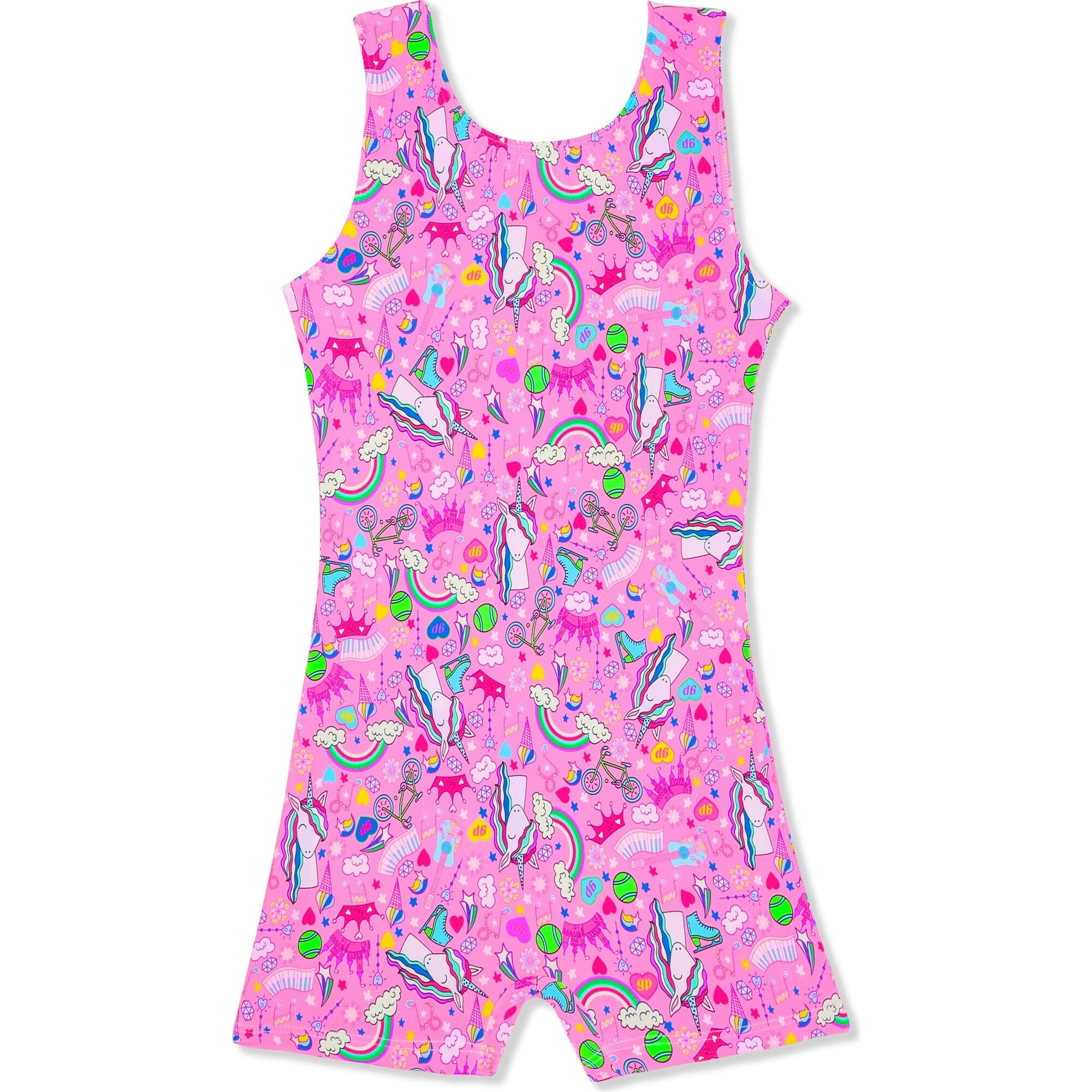 Unicorn Favorite Things Biketard - Leotard - 1