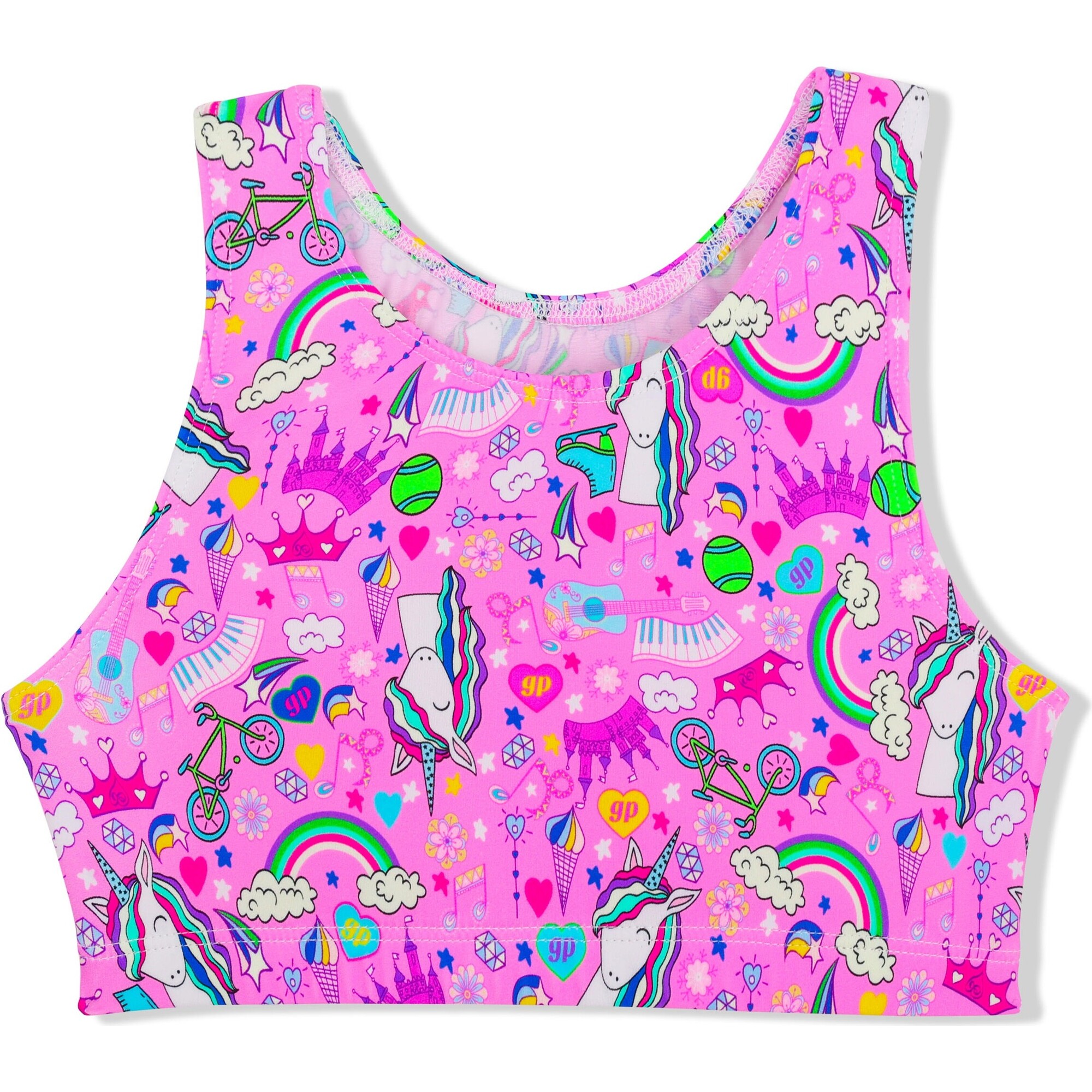Unicorn Favorite Things Sports Bra - Tank Tops - 1