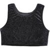 Twinkly Velvet Black Velvet Bra Crop - Tank Tops - 1 - thumbnail