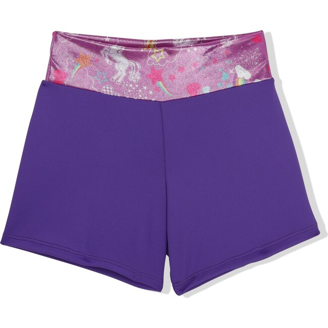 Purple Velvet Short