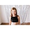 Twinkly Velvet Black Velvet Bra Crop - Tank Tops - 5