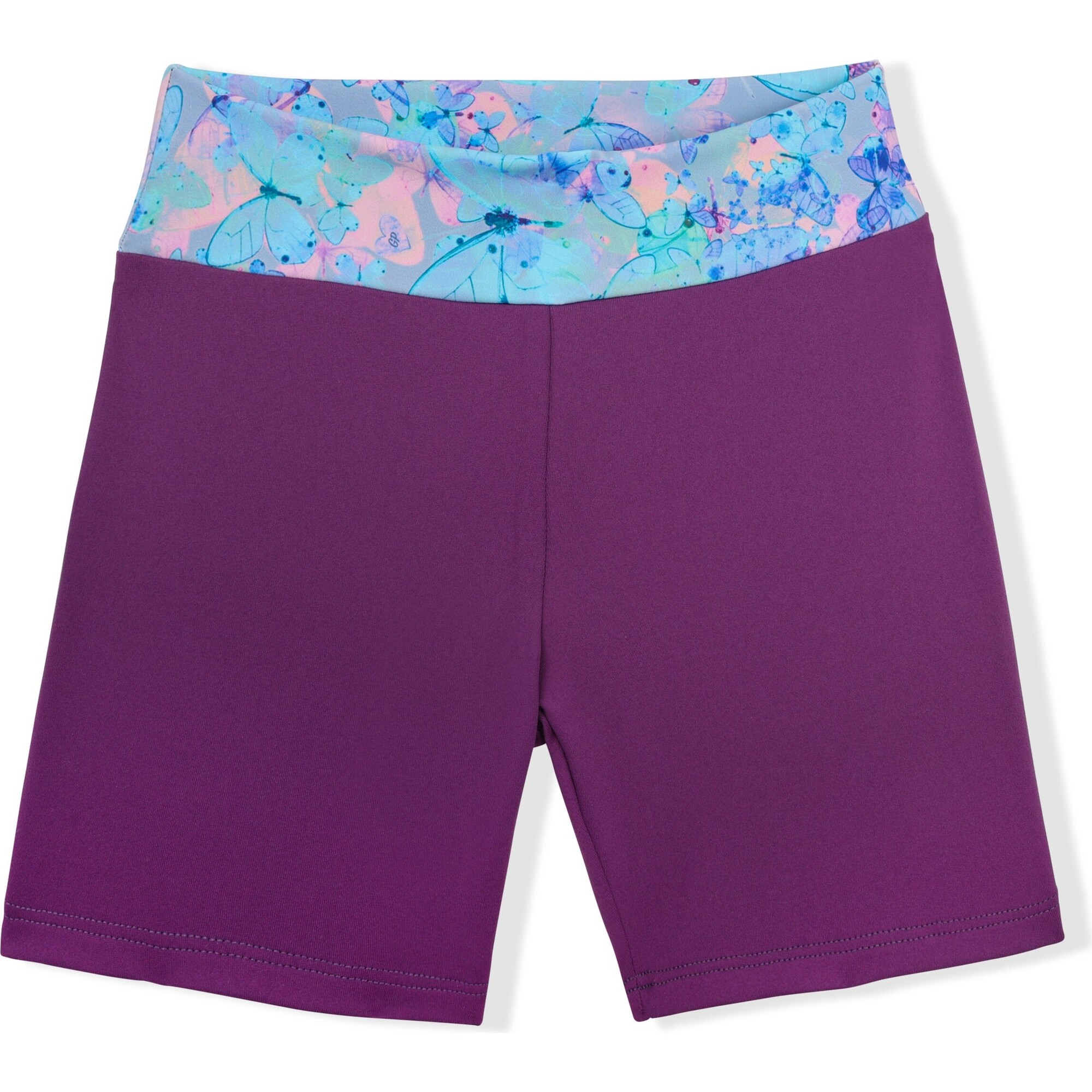 Imperial Purple Short With Butterfly Waistband - Shorts - 1