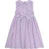 Hand-Smocked Dress Tamsie, pink and blue floral - Dresses - 4