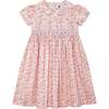 Hand-Smocked Dress Jaclin, pink and yellow - Dresses - 1 - thumbnail