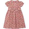 Hand-Smocked Dress Camille, red floral - Dresses - 4