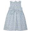 Hand-Smocked Dress Blithe, blue and white - Dresses - 4