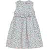 Hand-Smocked Dress Brooke, white and pink floral - Dresses - 4