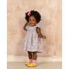 Hand-Smocked Baby Dress Remmie, lilac floral - Dresses - 2