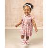 Hand-Smocked Baby Dress Mabley, red strawberry - Dresses - 2