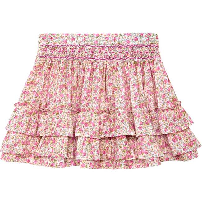 Girls Skirt Masha, pink floral