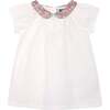 Girls Blouse Rene, white and pink - Blouses - 1 - thumbnail