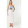 Women's Aaron A-Line Midi Skirt, White - Skirts - 3