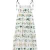 Girls Freya Embroidered Maxi Dress Floral - Dresses - 4