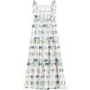 Womens Freya Embroidered Maxi Dress Floral - Dresses - 4