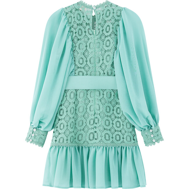 Adelaide Embroidered Dress Green - Dresses - 3