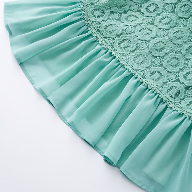 Adelaide Embroidered Dress Green - Dresses - 6