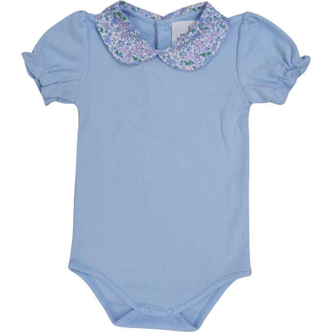 Charlotte Pima Onesie blue and floral