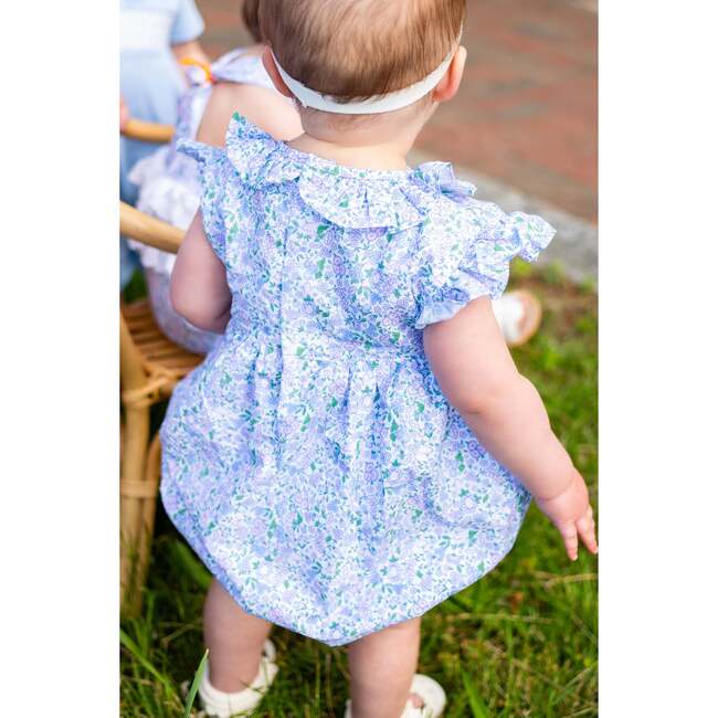 Charlotte Smocked Bubble floral - Rompers - 2