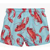 Little Lobster Swimshort, Aqua - Swim Trunks - 2