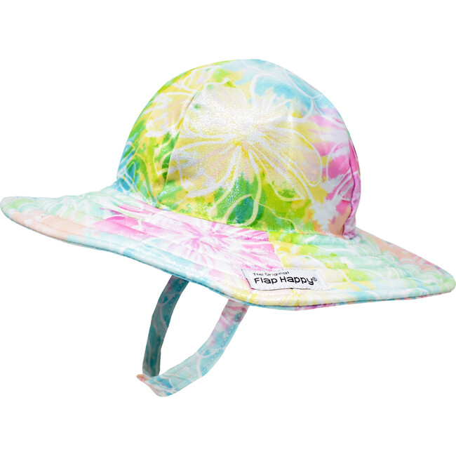 UPF 50 Summer Splash Swim Hat, Hisbiscus Blooms