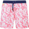 Men's Trawangan Swim Trunk, Pink Toile De Jouy Balinaise - Swim Trunks - 1 - thumbnail