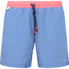 Men's Trawangan Swim Trunk, Blue Bahia - Swim Trunks - 1 - thumbnail