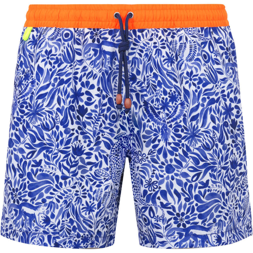 Men's Trawangan Swim Trunk, Amazonico - Swim Trunks - 1