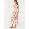 Women's Sophie Floral Midi Dress, Painted Bloom - Dresses - 3