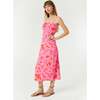 Women's Milo Botanical Abstract Print Midi Slip Dress, Pink - Dresses - 3